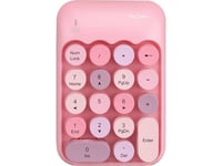 Trådlös Numerisk Knappsats Mofii X910 (Rosa)