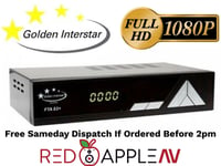 Golden Interstar Full HD DVB-S2 12 or 240v Free To Air Satellite Receiver Box