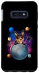 Coque pour Galaxy S10e Australian Kelpie On The Moon Galaxy Funny Dog In Space