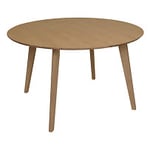 Nordic Furniture Group Sagene matbord vitpigmenterad ek Ø130 cm