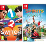 1-2-Switch (Nintendo Switch) & Sports Party (Code in Box) (Nintendo Switch)