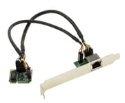 KALEA-INFORMATIQUE Carte contrôleur Mini PCI Express réseau 1 Port LAN GIGABIT ethernet avec Chipset Realtek RTL8111