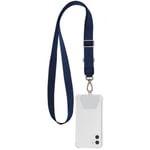 Praktiskt Mobilhållare/Halsband Blå