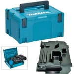 Makita - 18v 2kg sds Hammer Drill Makpac Tool Case and Inlay for BHR202Z DHR202Z