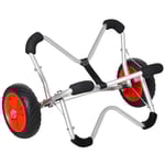 Hopfällbar Kajakvagn Silver 75 kg
