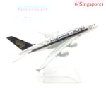 Originalmodell A380 Airbus flygplan modell flygplan Diecast modell Singapore One Size Singapore One Size