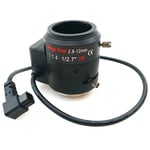 2.8-12mm 3MP 1/2.7" CS Mount Security CCTV Lens F1.4 Auto IRIS Manual Zoom Focus