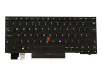 Lenovo - Ersättningstangentbord För Bärbar Dator - Med Trackpoint - Qwerty - Brittisk - Svart - Fru - För Thinkpad L13 Gen 2  L13 Yoga Gen 2  X13 Gen 1