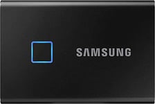 Coque en silicone pour Samsung T7 Touch,étui de protection anti-rayures pour  disque dur SSD de 500 go,1 to - Type For T7 Blue