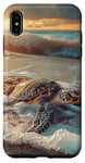 Coque pour iPhone XS Max Tortue de mer Design Tortues de plage PC