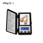 HIGHKAS Jewelry Electronic Scale Electronic Mini Digital Scale Precise 100/200/500G 0.01/0.1G for Food Jewelry Kitchen Pocket Scales Weight Balance-200G_0.01G 1125 (Color : 500g 0.1g)