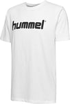 hummel Men's GO Cotton Logo T-Shirts White