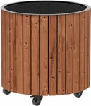 Plus Circle blomlåda Ø55x55 cm, Thermowood