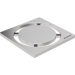 Geberit CleanLine Circle golvbrunnssil, 80x80 mm, rostfritt stål
