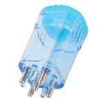 (Transparent Blue)8ml Scalp Applicator Transparent Empty Roller Bottle SLS