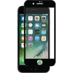 Full-Fit Skärmskydd iPhone 8/7/6S Plus, äkta glas, Panzer, svart