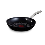 Tower T900300 SmartStart Ultra Forged 24cm Aluminium Frying Pan with Easy Clean Aeroglide Non-Stick, 15x Stronger, Induction Compatible, Oven Safe up to 220°, Long Lasting, PFOA Free