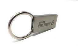 Gran Turismo Keyring GT 6 Metal Silver Sony Collectors Item Limited Edition