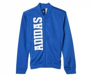 Adidas Yb Youth Boys Xcite Bomber Jacket Blue Bq2850 Free Tracked Delivery