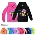 Barn Pojkar Flickor Aphmau Hoodie Sweatshirt Långärmad Jumper Toppar Pullover 2-14y Purple 160CM 11-12Y