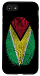 iPhone SE (2020) / 7 / 8 Guyana Flag Fingerprint It is in my DNA Gift for Guyanese Case