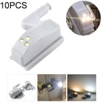 10-pack Sensor Led-skåpsbelysning/ Garderobslampa Varm Vit
