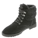UGG Women's ROMELY Heritage LACE Classic Boot, Black, 5 UK