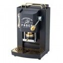 Faber Pro Deluxe Cafetière Dosettes 44mm Laiton Noir Mat