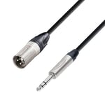 Adam Hall Cables 5 STAR BMV 0500 - Câble Micro Neutrik XLR mâle vers Jack 6,35 mm TRS stéréo 5 m