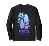 Rincon Puerto Rico Surf Vintage Surfing Surfer Long Sleeve T-Shirt
