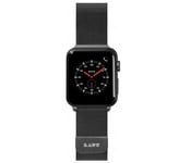Laut Steel Loop - Bracelet de montre pour montre intelligente - noir - pour Apple Watch Hermès Series 9, Series 10, Series 8, Series 9, Ultra, Ultra 2