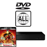 Panasonic Blu-ray Player DP-UB154EB-K MultiRegion for DVD & Incredibles 2 4K UHD