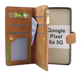 XL Standcase Lyxfodral Google Pixel 6a 5G (Brun)