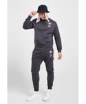 Nike Mens Standard Issue Crew Tracksuit in Dark Smoke Grey Fleece - Size 2XL