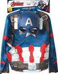 Déguisement Captain America Avengers + Masque Taille unique 5-8 ans Marvel