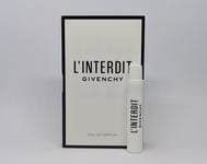 Givenchy L'Interdit Eau de Parfum Spray (1ml Sample Size) Vial Travel Sample EDP