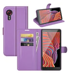 samsung Samsung XCover 5 PU Wallet Case Purple