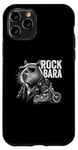 Coque pour iPhone 11 Pro Moto Rodent Rock Homme Capybara
