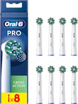 Oral-B Tannbørstehode Brushes Pro Cross Action - 8 stk