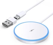 Magnetic Wireless Charger Fast Apple Mag-Safe Charger for iPhone 15 Pro Max/15 P