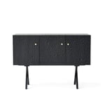 Zanat - Touch Sideboard, 3 doors/Massivt trä, Vitoljad ek - Sideboards - Studioilse - Träfärgad - Trä