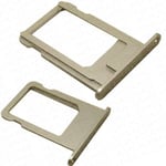 SIM Tray For Apple iPhone 5s SE Gold Replacement Card Slot Holder Metal Part UK