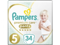 Pampers Pants Premium Care 5 blöjor, 12-17 kg, 34 st.