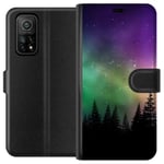 Xiaomi Mi 10T 5G Svart Plånboksfodral Norrsken