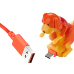 IMhope Stray Dog Charging Cable Funny Humping Dog Fast Charger Cable for Various Models ​Mobile Phones Smartphone, Portable USB Charger Cables for Android Type-C