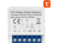 ZigBee Avatto LZWSM16-W2 Neutralfri smart strömskensbrytare TUYA