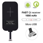 Nillkin Wireless Charger Receiver, Magic Tag Qi Wireless Charger Charging Receiver Patch Module Chip for Samsung Tablet, Huawei Mate 8 and Other Micro USB Narrow-Side up Phone