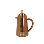 La  Havana Copper Stainless Steel Double Walled Cafetiere, Three Cup, Gift Boxed