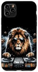 iPhone 11 Pro Max Lion DJ Electronic Beats of House Animal Africa Funny Space Case