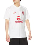 AC Milan 769274 Prematch Jersey T-Shirt Men's White-Tango Red S